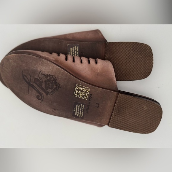 Free People leather Loafers size 8.5 - Picture 3 of 4